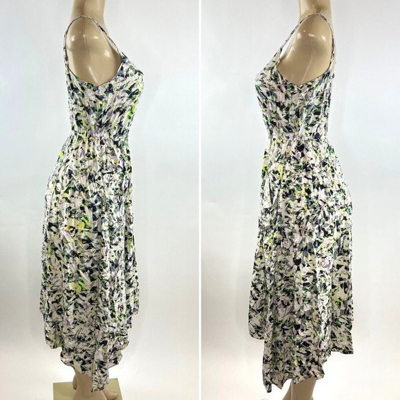 CAbi Margherita Dress Size XS Floral Midi Sundress Pockets Adjustable Strap 5048 - Picture 7 of 11